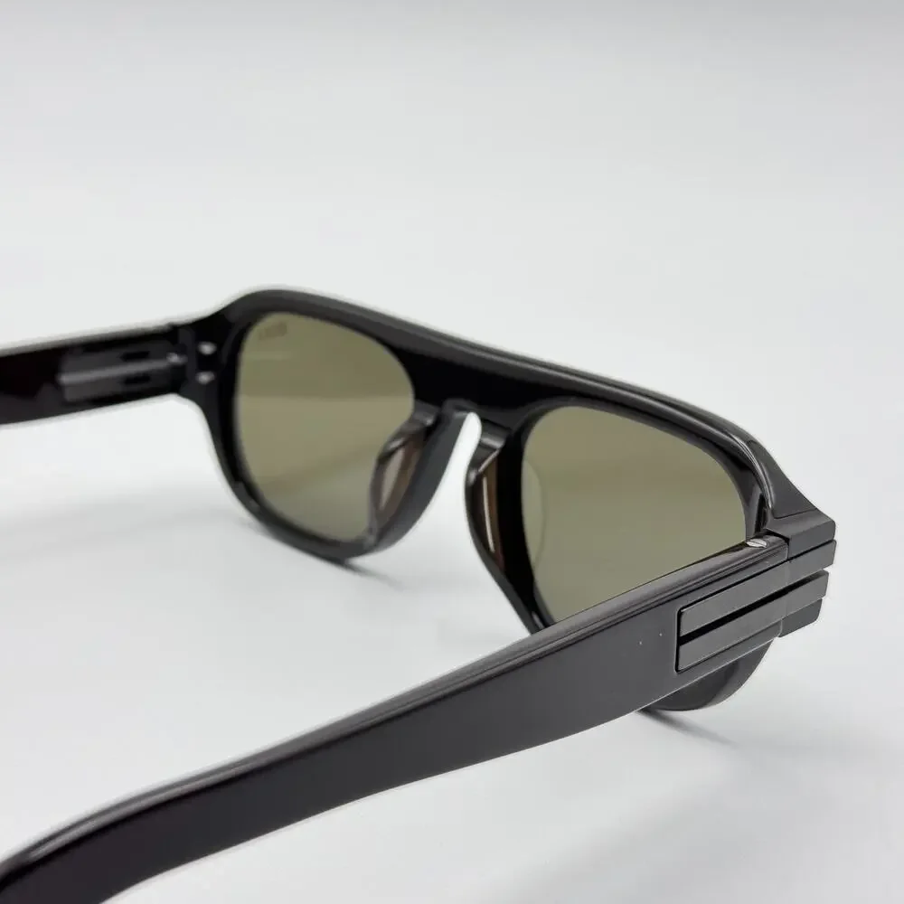 Ermenegildo Zegna Sunglasses EZ0304 46N Brown Frame Green Lens 52-21-145 New